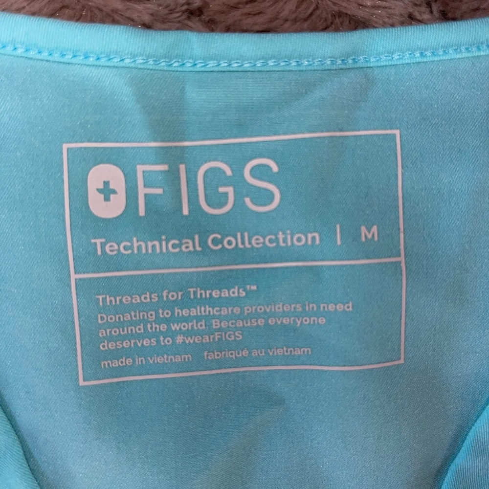 Neon Blue SMALL Yola skinny pants & MEDIUM Casma top - Picture 6 of 6